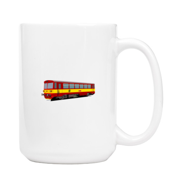 Hrnek velký s potiskem Motorový vůz 810 "šukafon" unifikovaný nátěr ČSD