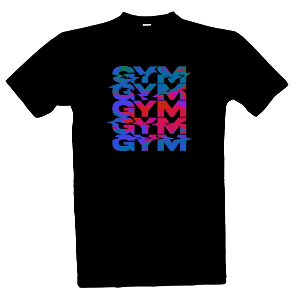 Tričko s potiskem GYM