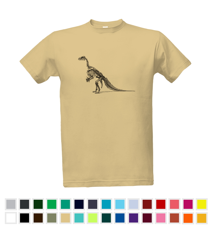 Tričko s potiskem Iguanodon - Více barev | Pánské