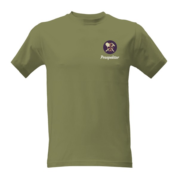 Tričko s potiskem Logo Prospektor s vlastní jmenovkou