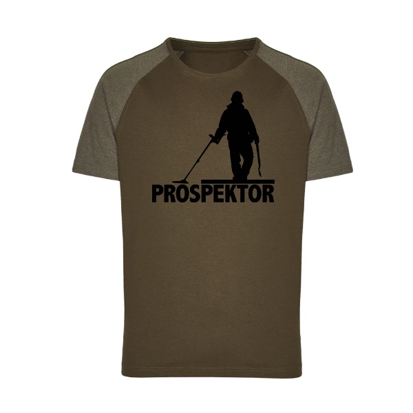 Tričko s potiskem Prospektor - Camo | Pánské | Černá Silueta
