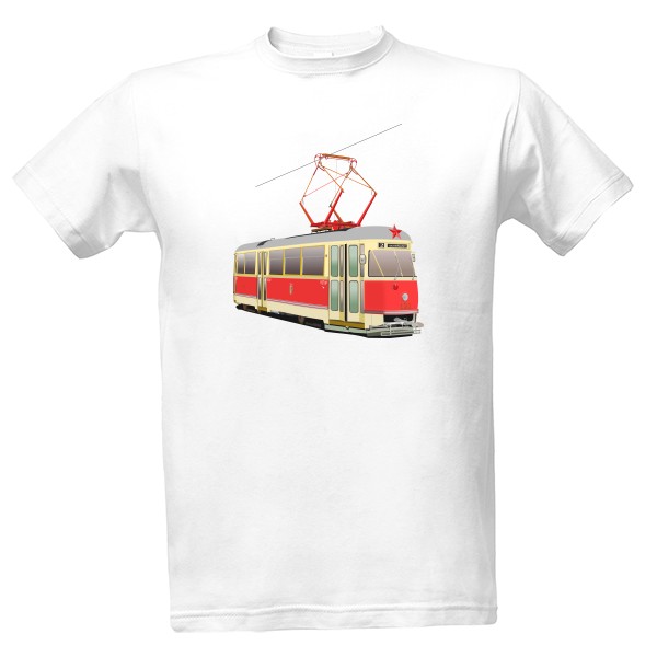 Tričko s potiskem Tramvaj T1