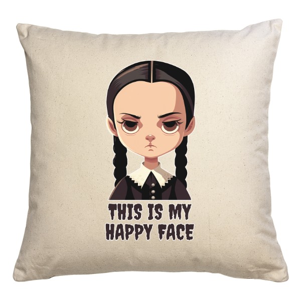 Polštář bavlněný  s potiskem Wednesday